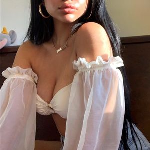 BIKINI OFF SHOULDER TOP ✨🦋